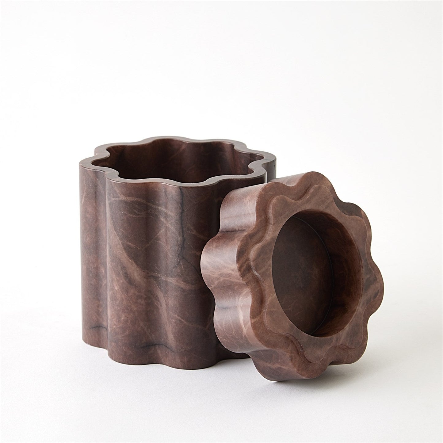 Cumulus Alabaster Tall Boxes - Chocolate