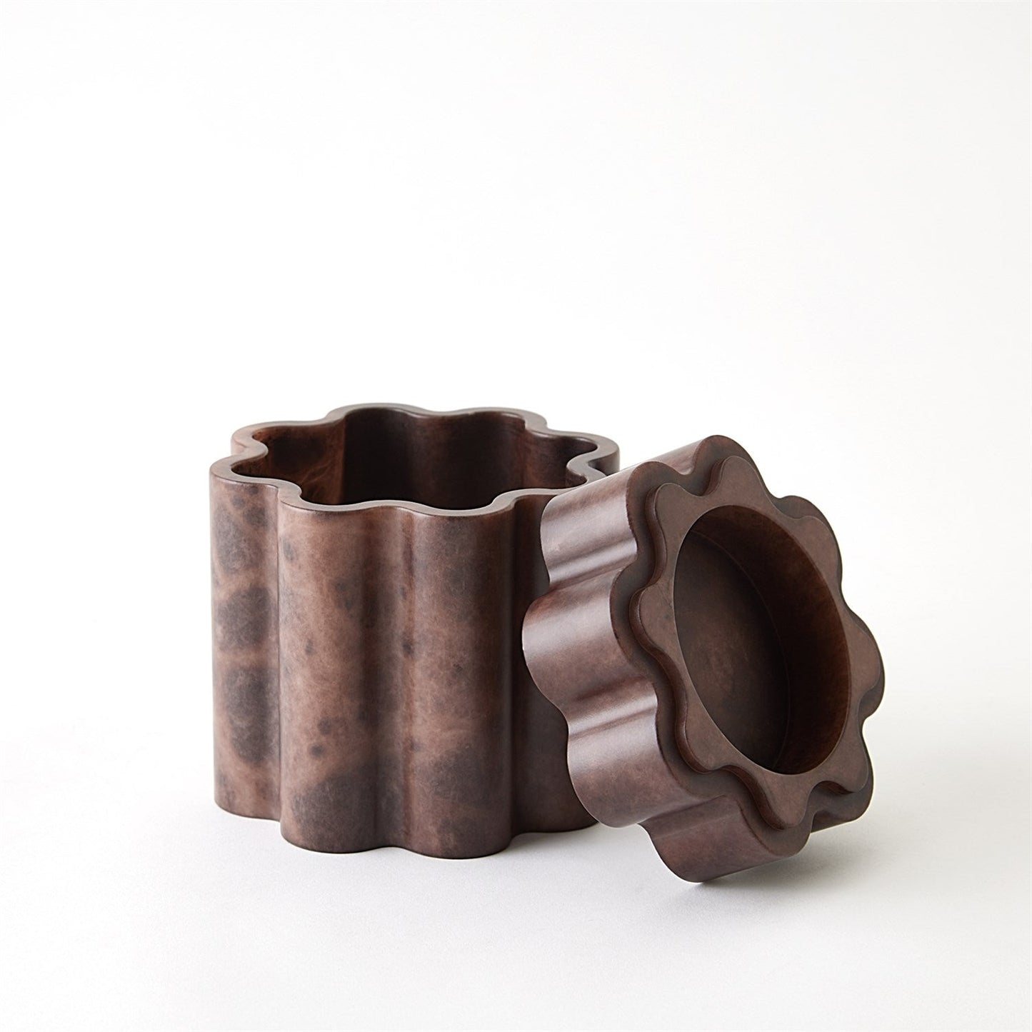 Cumulus Alabaster Tall Boxes - Chocolate